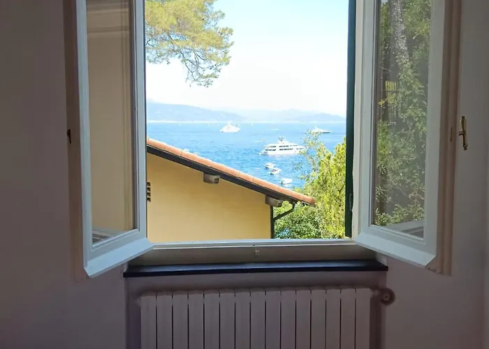Portofino Seaview Apartment, 50 Meters From The Beach, Free Parking, Air Conditioning Appartamento Paraggi